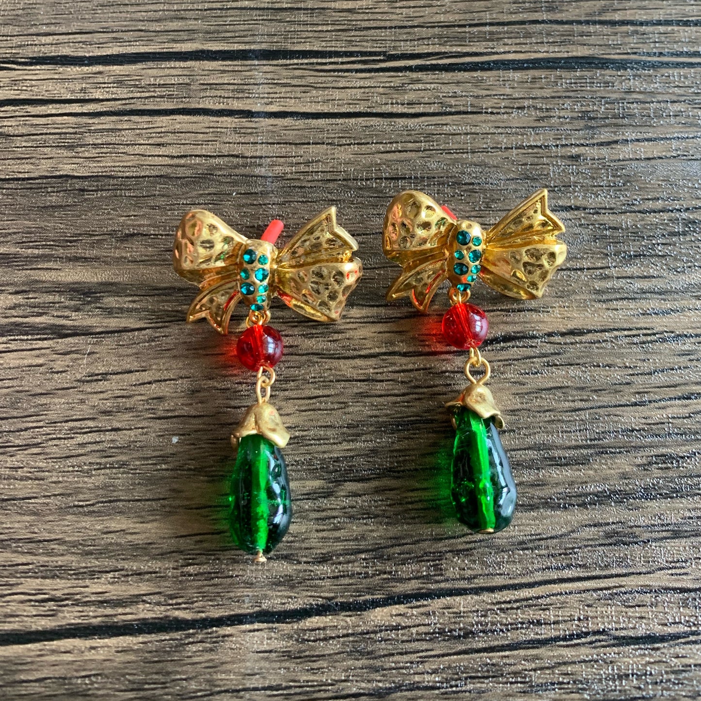 vintage Gold Plated  Earring