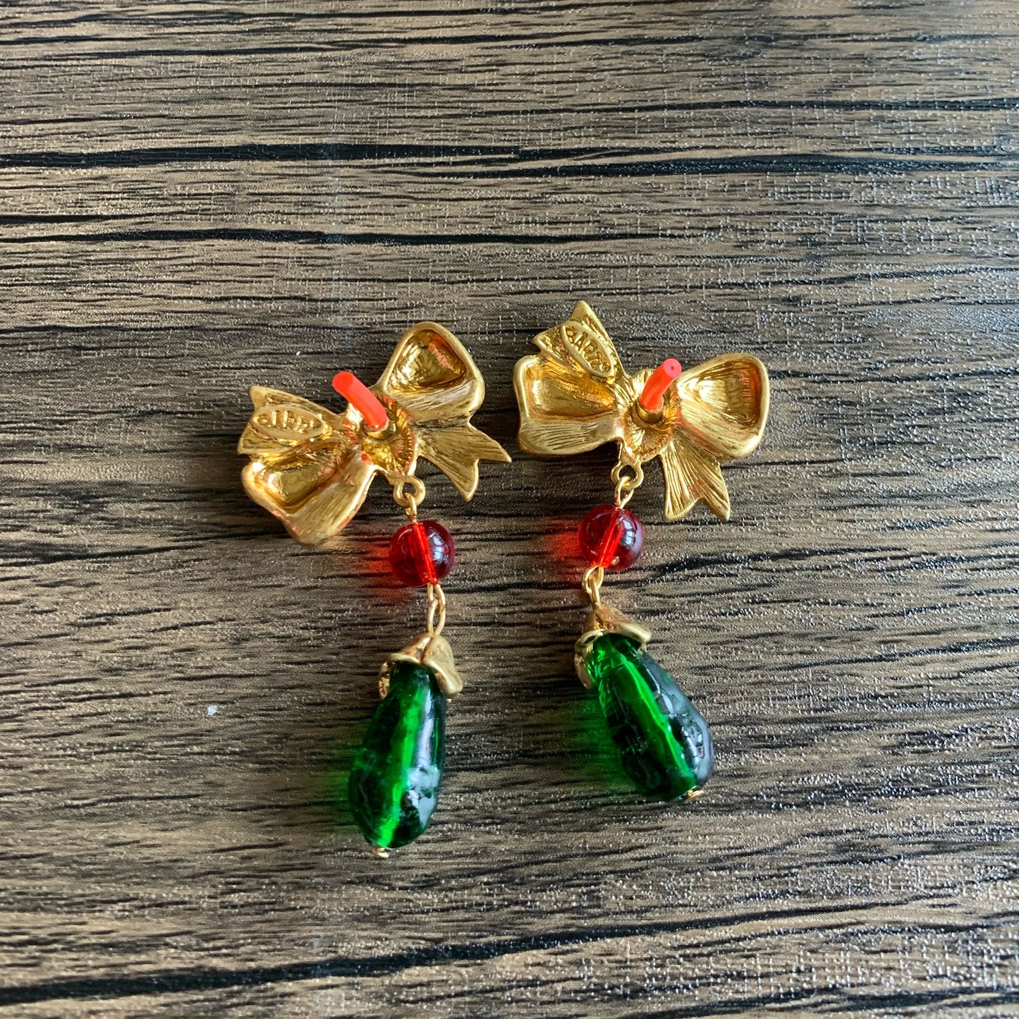 vintage Gold Plated  Earring