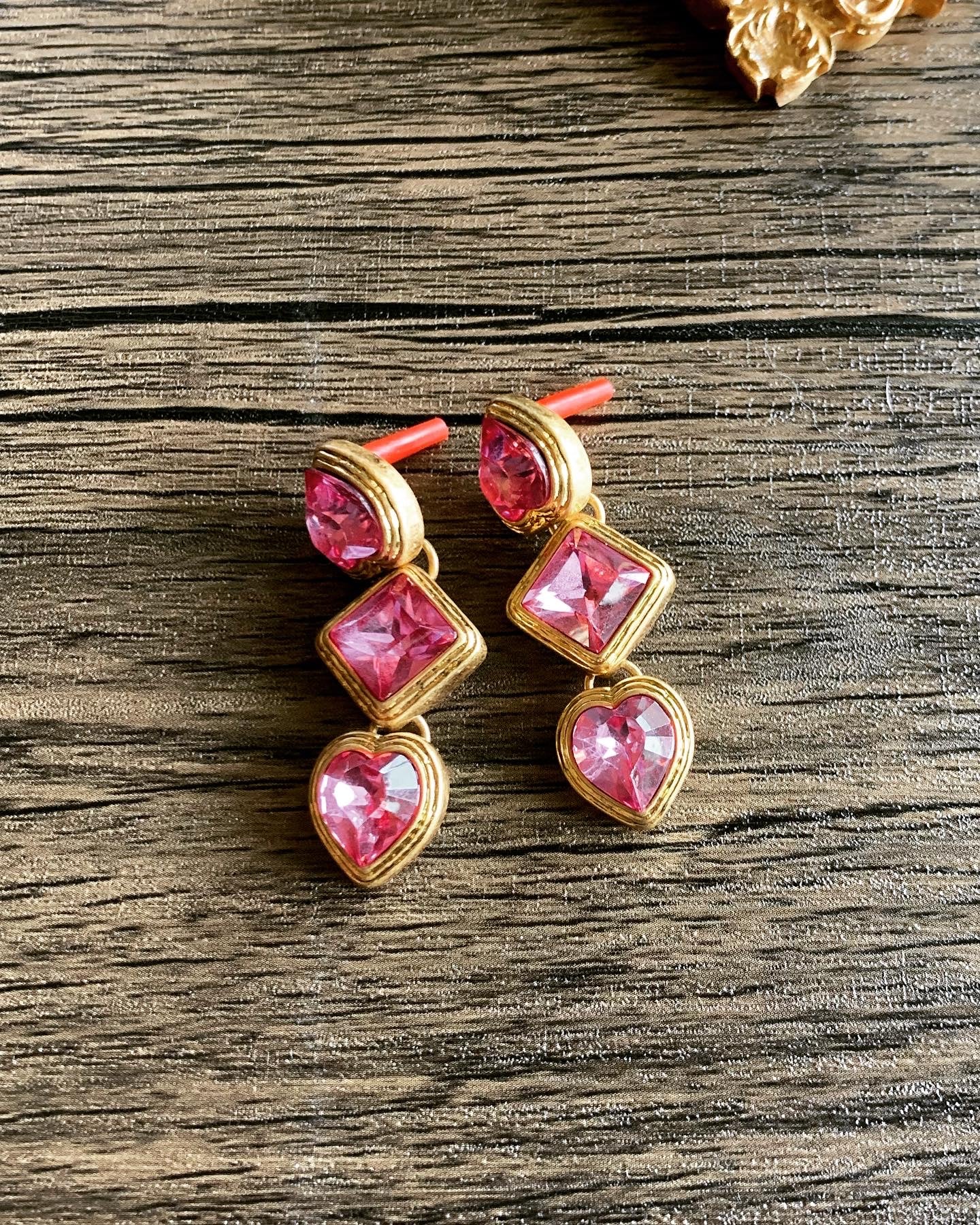 vintage Gold Plated  Earring